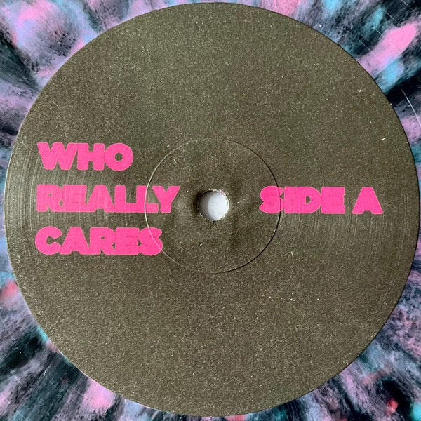 Image of Label Cover of LP - NEW/NEW - TV GIRL, Who Really Cares (Not On Label (TV Girl Self-Released); none, US 2025 Reissue, Inner, Splatter Vinyl Edition), , - 1316443C