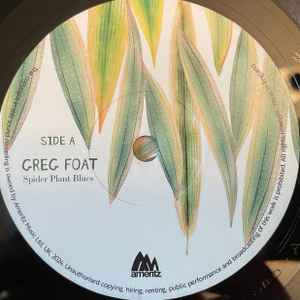 Image of Label Cover of 7" - EX/EX - GREG FOAT, Spider Plant Blues/ Snake Plant Shuffle (Ameritz Music Ltd; AM1566040, UK 2024, Picture sleeve), , - 2625054E