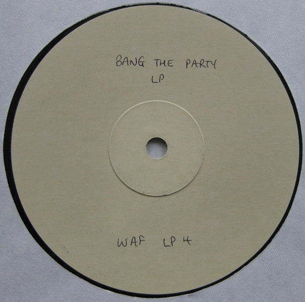 Image of Front Cover of 12" - /VG - BANG THE PARTY, Back To Prison (Warriors Dance; WAF LP4, UK 1990, White Label), Couple hariline marks only, strong VG, - 3346128S