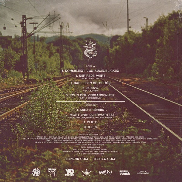 Image of Back Cover of 12" EP - NEW/NEW - 2SEITEN, Bipolar Express (58Muzik; 58M-014, Germany 2014), , - 2635215E