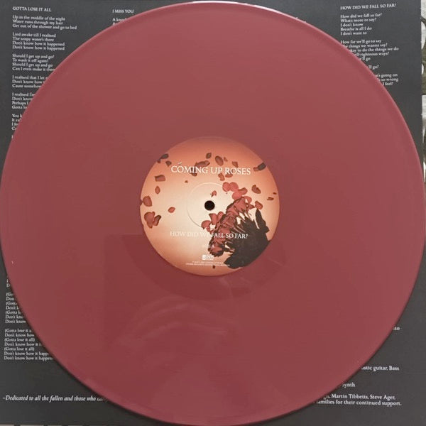 Image of Label Cover of LP - NEW/NEW - COMING UP ROSES, How Did We Fall So Far? (INH Records; INH003LP, UK & Europe 2025, Inner, Cherry Cola Red Vinyl), , - 2635228E