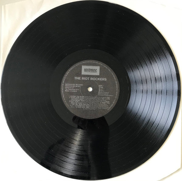 Image of Label Cover of 2715401C: LP - THE RIOT ROCKERS, The Riot Rockers (Rockhouse; 7702, Netherlands 1977) Light Marks only, strong VG, Small patch of sticker damage VG/VG