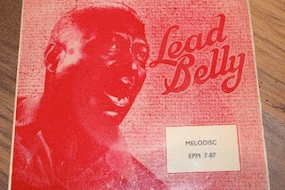 Image of Front Cover of 7" - VG+/VG - LEAD BELLY, Party Songs And Plays By Leadbelly (Melodisc; EPM 7-87, UK 1959, Picture Sleeve), Nice copy - light marks to disc., - 2715399C