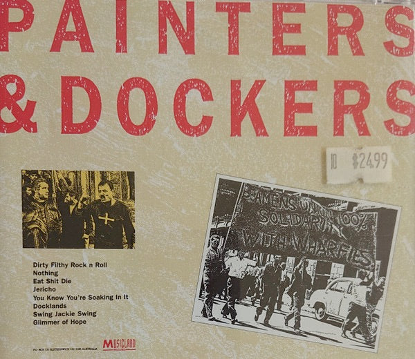 Image of Back Cover of CD - VG+/VG+ - PAINTERS & DOCKERS, Touch One Touch All (Musicland Releases; MUS CD 2011, Australia 1989, Jewel Case), , - 2715644C