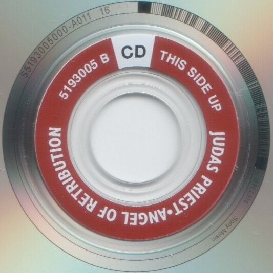 Image of Label Cover of CD - VG+/VG+ - JUDAS PRIEST, Angel Of Retribution (Sony BMG Music Entertainment; SUK 519300 5, Europe 2005, Jewel Case), , - 2815052C