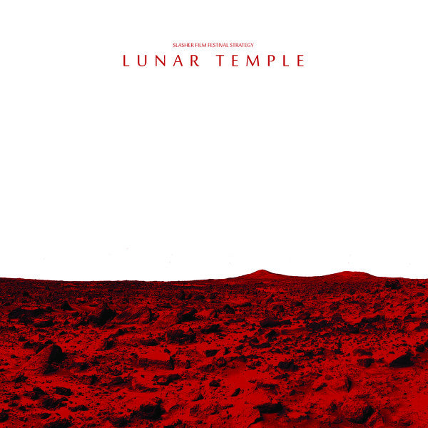 Image of Front Cover of 12" EP - EX/EX - THE SLASHER FILM FESTIVAL STRATEGY, Lunar Temple (Foreign Sounds ; FS-017, US 2017, Picture Sleeve, Red Vinyl, Limited Edition Of 53), Stickered Plastic Outer Sleeve, Limited Edition No 8/53, - 2925266E