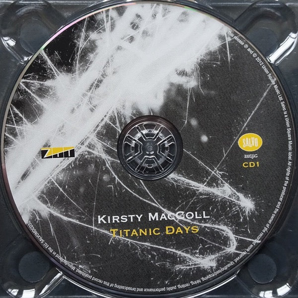 Image of Label Cover of 3815027C: 2xCD - KIRSTY MACCOLL, Titanic Days (Salvo; SALVOMDCD32, UK 2012 Reissue, Double Digipak, Booklet) SEALED EX/VG+