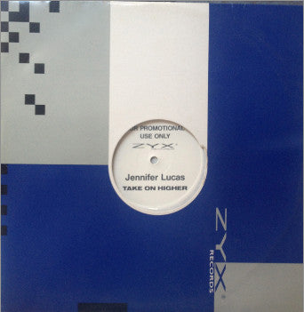 Image of Front Cover of 12" - /VG - JENNIFER LUCAS, Take On Higher (ZYX Records; ZYX 6716-12, Germany 1992, Promo, No Company Sleeve), , - 2915338C