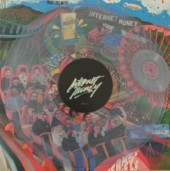 Image of Label Cover of LP - VG+/VG+ - INTERNET MONEY, B4 The Storm (Internet Money Records; none, US 2020, Gatefold, Clear vinyl), , - 3025332E