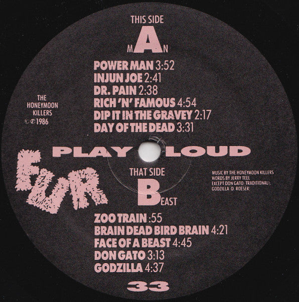 Image of Label Cover of 3225166E: LP - THE HONEYMOON KILLERS, Let It Breed (Fur Records; FUR 666, US 1986, Inner, ex Boss Hog, Chrome Cranks...) VG+/VG+