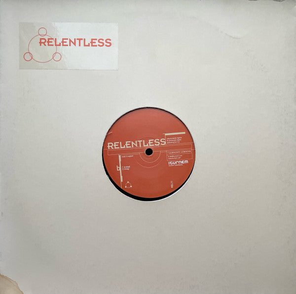 Image of Label Cover of 3315108C: 12" - DANILO VIGORITO, Knapper (Relentless; REL 11, Canada 2003, Stickered die cut ) Harsh grading, very close to VG G+/G+