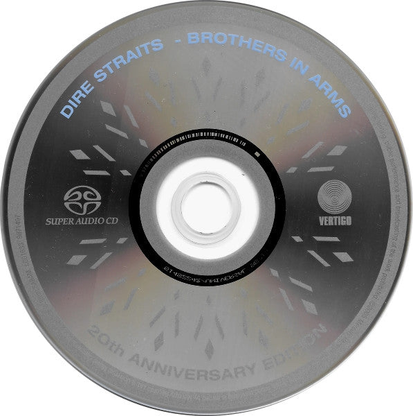 Image of Label Cover of 3315480C: CD - DIRE STRAITS, Brothers In Arms (Vertigo ; 9871497, Europe 2005, Gatefold Digipak, Booklet, 20th Anniversary Edition) VG+/VG+
