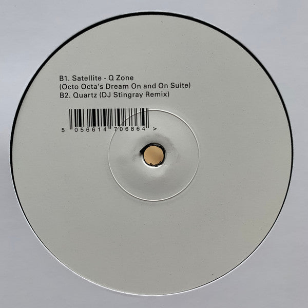 Image of Back Cover of 3325378E: 12" - KAI CAMPOS & MOUNT KIMBIE, City Planning (Remixes) (Warp Records; WAP484, UK 2023, White Label) Looks Unplayed /VG+