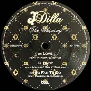 Image of Label Cover of 2xLP - EX/EX - J DILLA, The Shining (BBE; BBELP076, UK 2023, Gatefold), Opened from sealed., - 1816152C