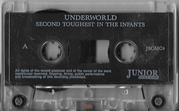 Image of Label Cover of 3415014C: Cassette - UNDERWORLD, Second Toughest In The Infants (Junior Boy's Own; jbomc4, UK 1996) VG+/VG+