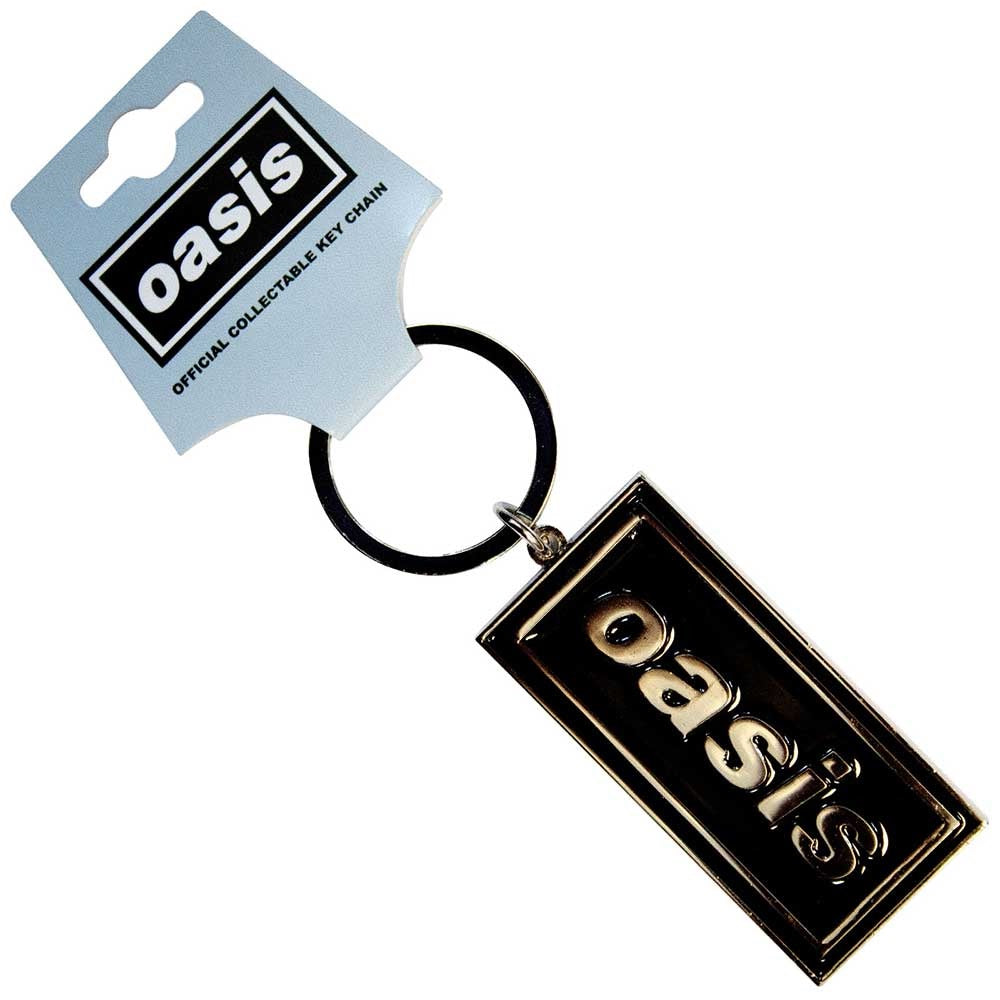 Image of Front Cover of Accessories - NEW - OASIS, Black Logo Metal Keyring (, ), , - 4416519C