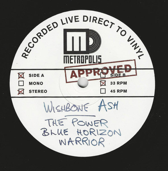 Image of Label Cover of 3445253S: LP - WISHBONE ASH, Live At Metropolis 16/05/15 (Talking Elephant Records; TELP312, UK 2015, Inner, Stickered Sleeve) VG+/VG+
