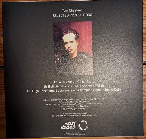 Image of Back Cover of 3425262E: 12" EP - TOM CHASTEEN, Selected Productions (Sound Metaphors Records; SMR010, Germany 2022, Picture Sleeve, Inner) VG+/VG+