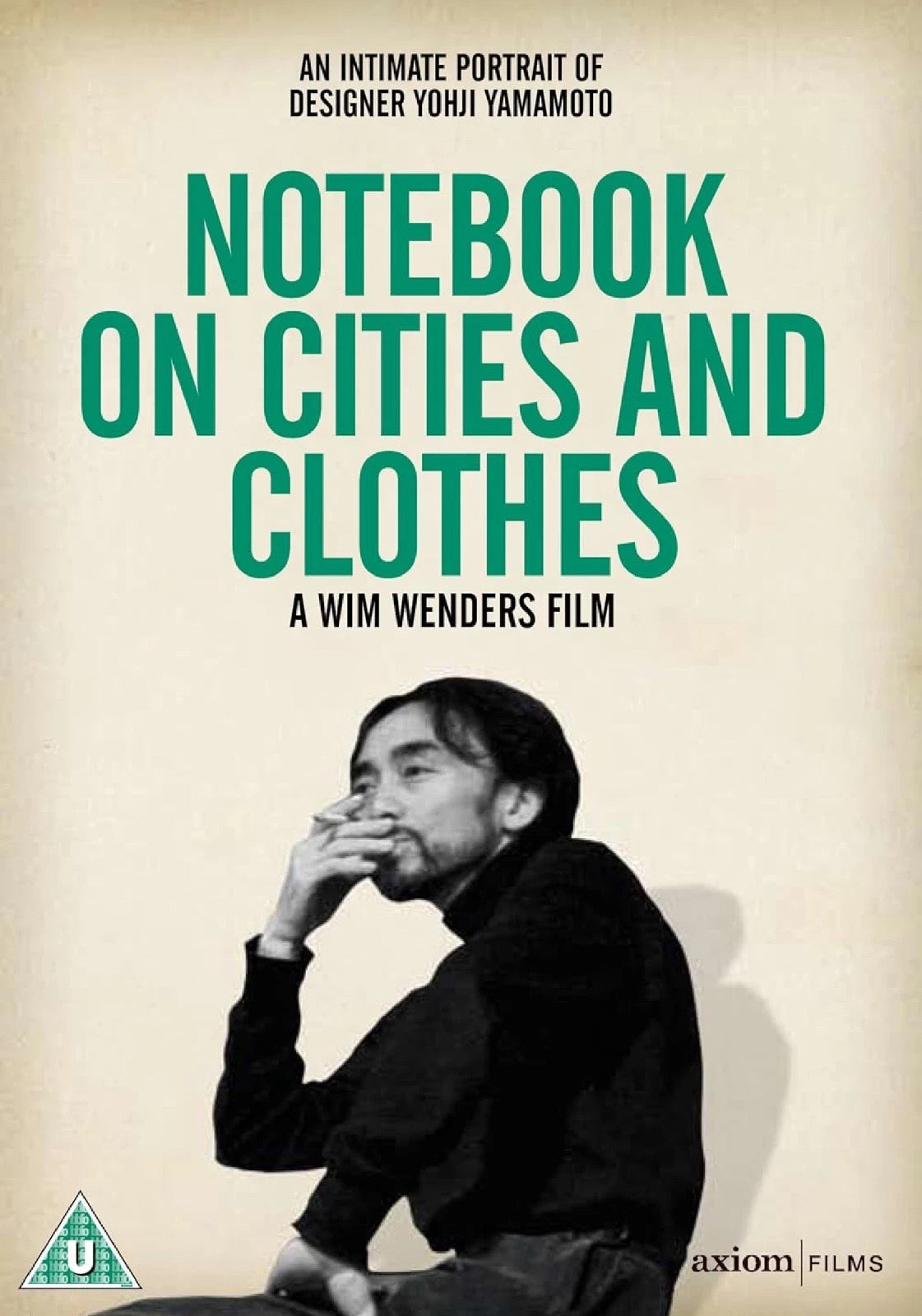 Image of Front Cover of DVD - VG+/VG+ - WIM WENDERS, Notebook On Cities And Clothes (Axiom Films; AXM577, UK ), , - 1336046E