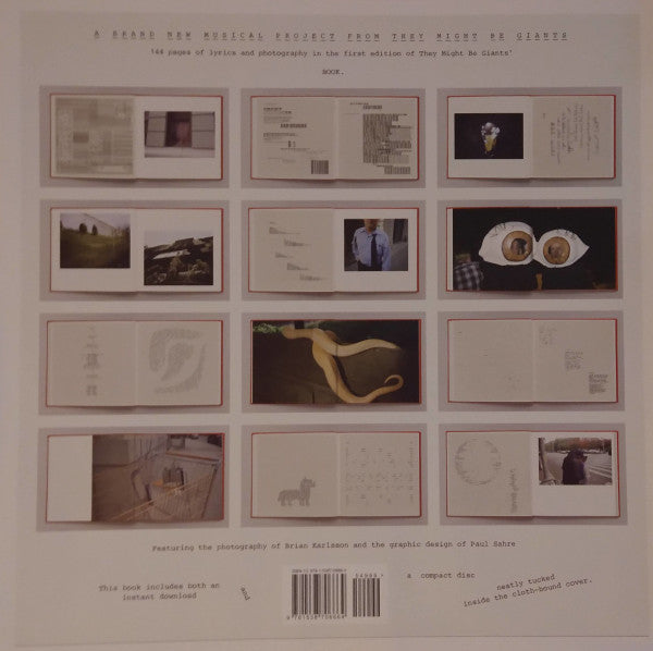 Image of Label Cover of 3655143S: CD - THEY MIGHT BE GIANTS, Book (Idlewild Recordings; IDLE157, US 2021) EX/M