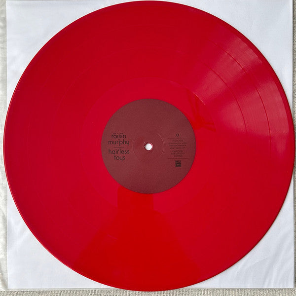Image of Label Cover of 3825441E: LP - ROISIN MURPHY, Hairless Toys (Play It Again Sam; PIASR790LP, UK & Europe 2024 Reissue, Inner, Red Vinyl) Still in hype stickered shrinkwrap. EX/VG+