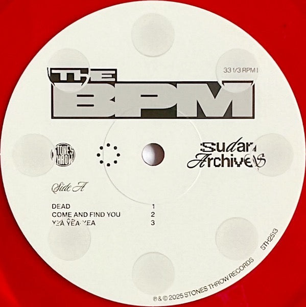 Image of Label Cover of 2xLP - NEW/NEW - SUDAN ARCHIVES, THE BPM (Stones Throw Records; STH2513-4LP, Europe 2025, Gatefold, 2 Inners, Ruby Red Vinyl), , - 4735085E