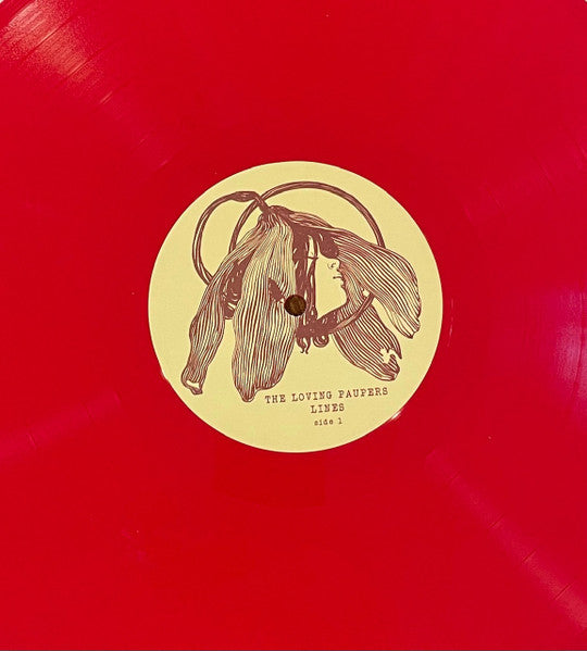Image of Label Cover of LP - VG+/VG - THE LOVING PAUPERS, Lines (Jump Up! Records; JUMP147LP, US 2019, Red Vinyl. Limited to 400 Copies.), Faint ring wear., - 3945056S