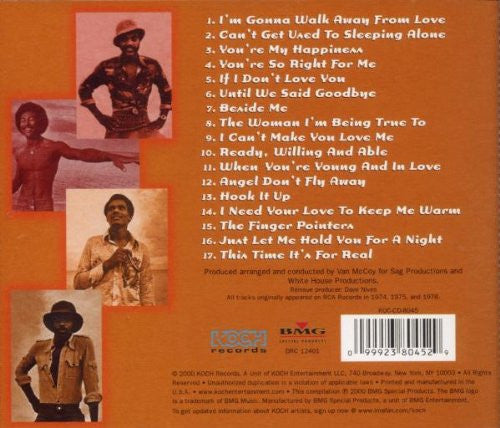 Image of Back Cover of CD - VG+/VG+ - THE CHOICE FOUR, The Very Best Of The Choice Four (Koch Records; KOC-CD-8045, US 2000), , - 3955318S
