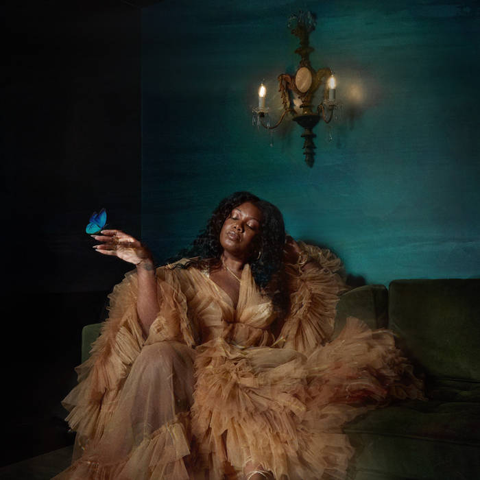 Image of Front Cover of 4955262S: LP - YAZMIN LACEY, Teal Dreams (AMF Records; AMF161LPC1, Worldwide 2025, Insert, Transparent Teal Ripple Coloured Vinyl) NEW/NEW