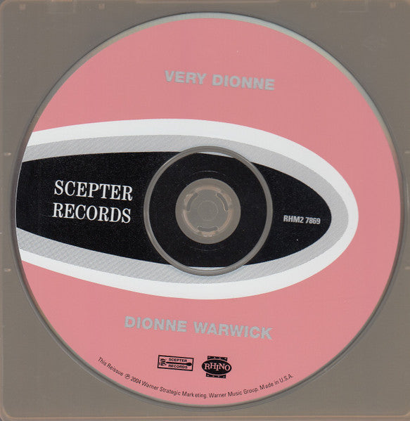 Image of Label Cover of CD - VG+/VG+ - DIONNE WARWICK, Very Dionne (Rhino Handmade; RHM2 7869, US 2004, Slipcase, Booklet), , - 0216059C