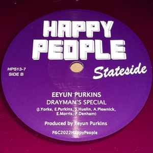 Image of Back Cover of 7" - EX/EX - JOE YORKE & THE EASTONIAN SINGERS, Judgement Tree (Happy People Stateside; HPS13-7, US 2022, Company Sleeve, Limited Edition / Solid Centre / Purple Translucent Vinyl), , - 4015142C