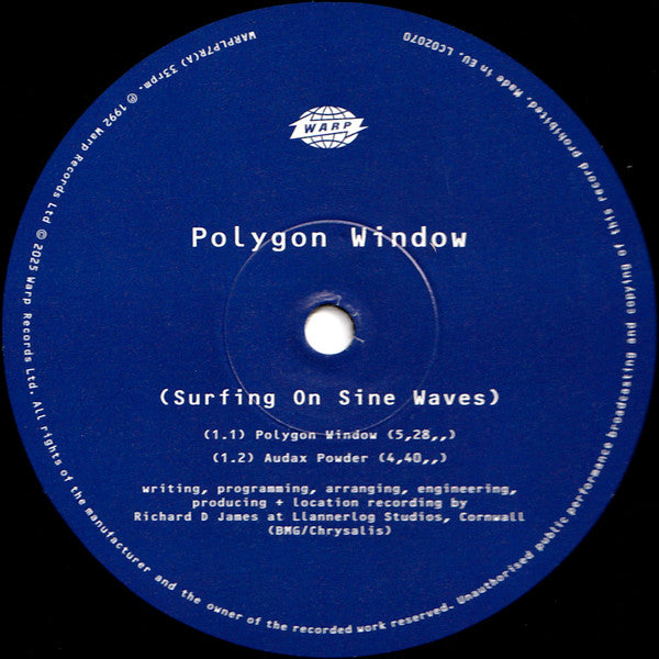Image of Label Cover of 3x12" - NEW/NEW - POLYGON WINDOW, Surfing On Sine Waves (Expanded Edition) (Warp; WARPLP7R, Europe 2025 Reissue, Gatefold, Aphex Twin), , - 2036151E