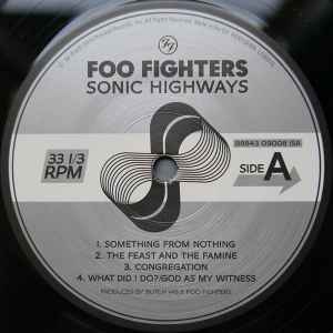 Image of Label Cover of LP - VG+/VG+ - FOO FIGHTERS, Sonic Highways (Roswell Records; 88843-09008-1, US 2014, Infinity Variant Gatefold Sleeve, Inner), , - 1216060C