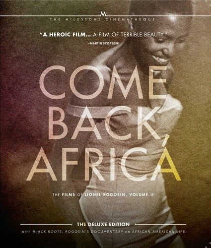 Image of Front Cover of Blu-Ray - VG+/VG+ - LIONEL ROGOSIN, Come Back, Africa: The Films of Lionel Rogosin: Volume 2 (Milestone; , UK 2014), Strong VG+, - 4155217S