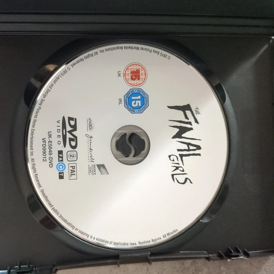 Image of Label Cover of DVD - VG/VG+ - TODD STRAUSS-SCHULSON, The Final Girls (Sony; CDRE5848, Europe 2015), , - 4115402C