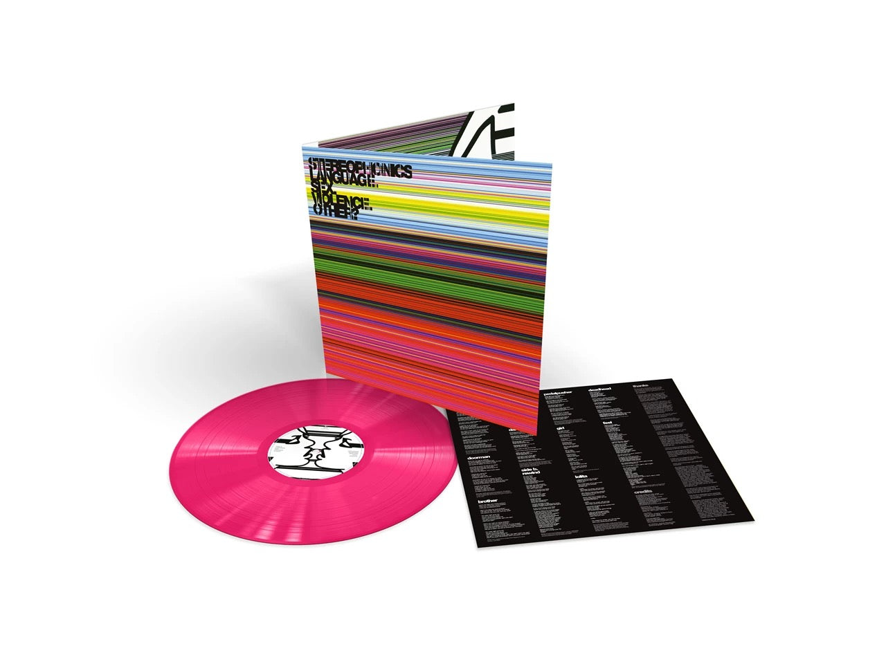 Image of Front Cover of 4235042E: LP - STEREOPHONICS, Language. Sex. Violence. Other? (Universal ; 00602478719448, WorldEuropewide 2025, Gatefold, Inner, National Album Day, Pink Vinyl ) NEW/NEW
