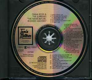 Image of Label Cover of 4215311C: CD - DIANA ROSS & THE SUPREMES, The Never-Before-Released Masters (Tamla Motown; WD72600, Europe 1987, Jewel Case) Strong VG. Light, little creasing to insert. VG/VG