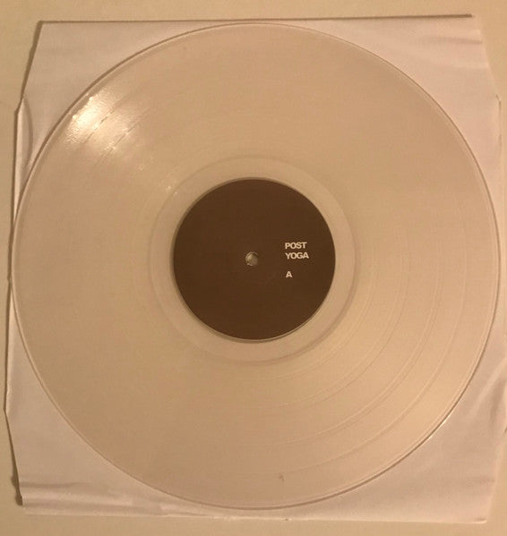 Image of Label Cover of LP - VG/EX - POST YOGA, Post Yoga (, UK , Clear Vinyl), Sleeve Creased, - 4325139E