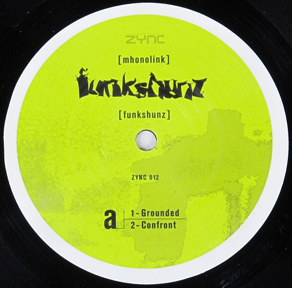 Image of Label Cover of 2x12" - VG/G+ - MHONOLINK, Funkshunz (Zync; ZYNC 012, Sweden 2000), Discs have quite a few light marks., - 4315283C