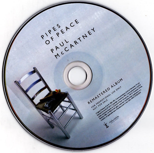 Image of Label Cover of 4355171S: 3xCD - PAUL MCCARTNEY, Pipes Of Peace � Advance Release (MPL Communications Ltd. ; Advance Release, US 2015) VG+/VG+