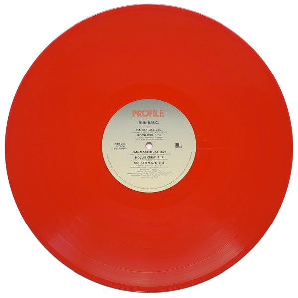 Image of Label Cover of LP - NEW/NEW - RUN DMC, Run DMC (Sony Music; 19658846461, Europe 2024 Reissue, Standard Sleeve, Red Vinyl), , - 4455221S