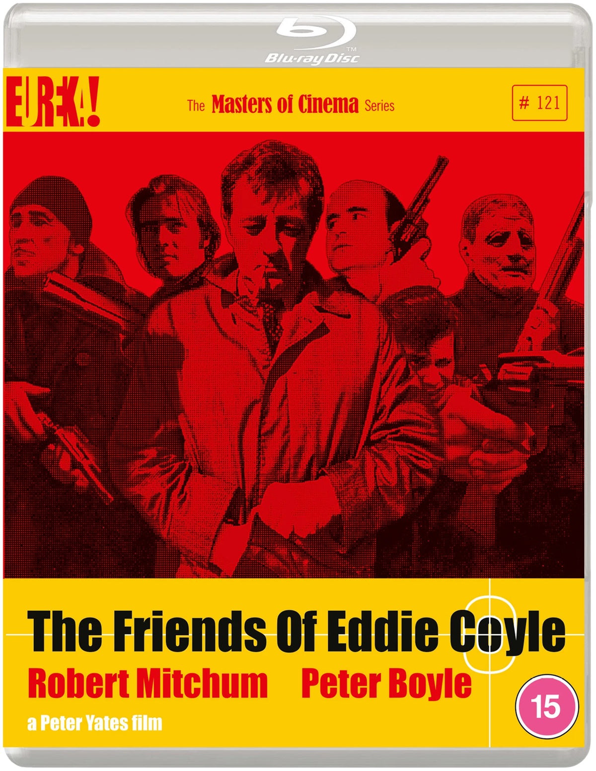 Image of Front Cover of Blu-Ray - VG+/VG+ - ROBERT MITCHUM, The Friends of Eddie Coyle (Eureka!; EKA70180, US 2016 Reissue, Booklet, Dual Format With DVD), No booklet, - 0536151E