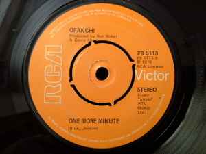 Image of Back Cover of 7" - G+/VG+ - OFANCHI, That's The Way (How Love Grows) / One More Minute (RCA Victor; PB 5113, UK 1978, Company Sleeve), Rip on company sleeve, 'Not for resale' sticker on B side., - 4455159S