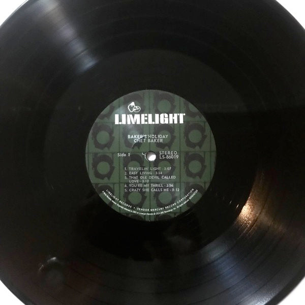 Image of Label Cover of 4415303C: LP - CHET BAKER, Baker's Holiday (Verve Records; 602465627329, Worldwide 2024 Reissue, Gatefold, Booklet & Insert, 180 Gram Vinyl) NEW/NEW