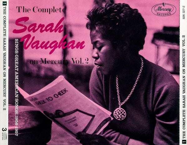 Image of Label Cover of 5xCD - VG/VG+ - SARAH VAUGHAN, The Complete Sarah Vaughan On Mercury Vol. 2 - Sings Great American Songs; 1956-1957 (Mercury; 826 327-2, US 1986, Slipcase, Booklet), , - 3516073C