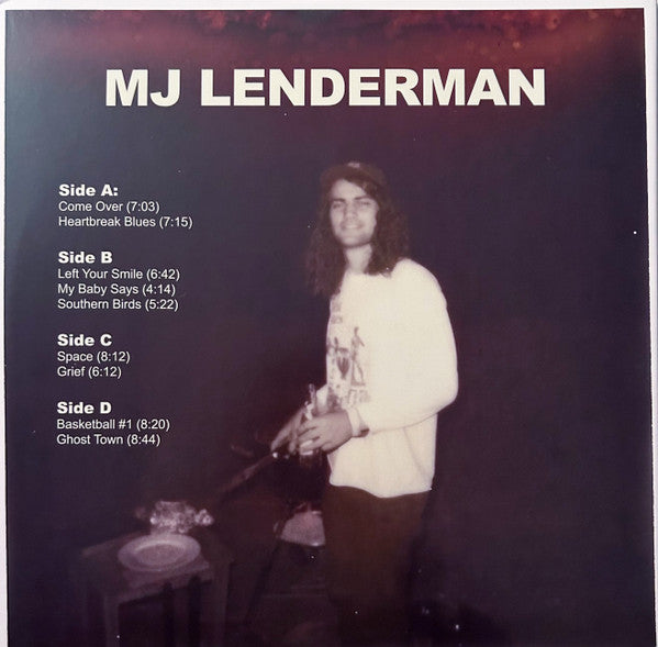 Image of Back Cover of 4815181C: 2xLP - MJ LENDERMAN, MJ Lenderman (Dear Life Records; DLR048LP, Europe 2025 Reissue, MJ Lenderman was recorded, mixed and mastered for digital in 2019 by Colin Miller in Asheville NC, and was self-released online to quiet but firm acclaim. Now available as a Double LP and remastered for vinyl by Heather Jones.) NEW/NEW