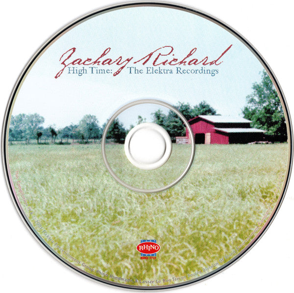 Image of Label Cover of CD - VG+/VG+ - ZACHARY RICHARD, High Time: The Elektra Recordings (Rhino Handmade ; RHM2 7727, US 2001), , - 4555071S