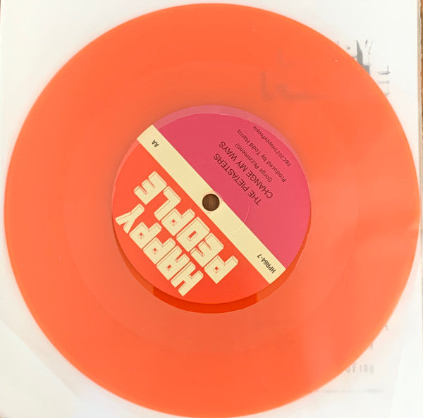 Image of Label Cover of 7" - EX/EX - THE PIETASTERS, Keep On Lyin' / Change My Ways (Happy People; HPR 64, UK 2021, Stamped Sleeve, Solid Centre / Limited Edition of 100 / Orange Vinyl), , - 4555081S