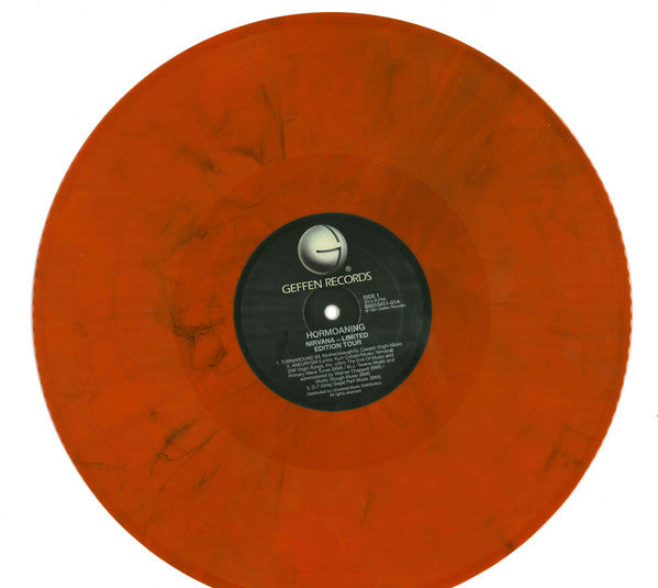 Image of Label Cover of 4525165E: LP - NIRVANA, Hormoaning (Exclusive Australian '92 Tour EP) (DGC; B0015411-01, UK, Europe & US 2011, 2011 RSD Release) SEALED EX/M