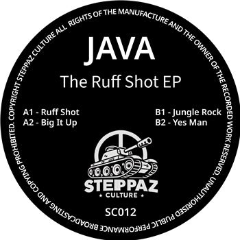 Image of Front Cover of 4515402C: 12" - JAVA, The Ruff Shot EP (Steppaz Culture; SC012, UK 2025) /EX